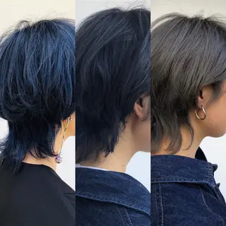 ショート カラー サワタ ミサのヘアスタイル