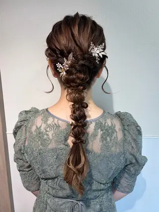 ロング 似合わせカット⌇ヘア セット⌇A i🤍のヘアスタイル