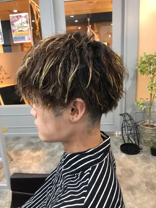 ショート パーマ hair care ACRO店長　谷のヘアスタイル