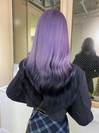 ロング カラー 🧡YUKA🧡 渋谷/ﾌﾟﾙｴｸｽﾃのヘアスタイル