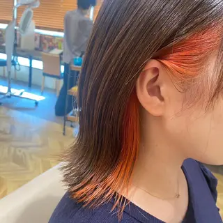セミロング カラー 🫧RYOブリーチ /透け感カラー🫧のヘアスタイル
