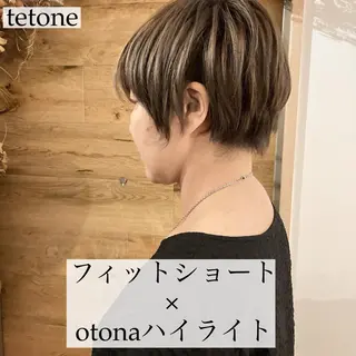 ショート カラー テトネ タカシのヘアスタイル