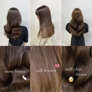 カラー トレンドカラー MAHOのヘアスタイル
