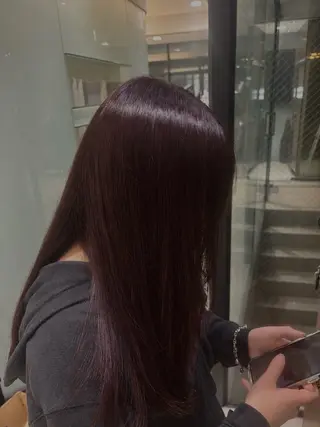 カラー 透明感カラー🥣🫧 家本 夏鈴のヘアスタイル
