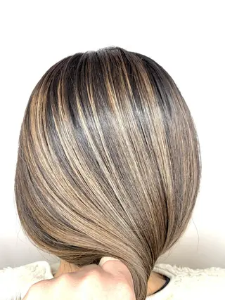 ミディアム パーマ ヘアアレンジ メンズ キッズ ネイル マツエク・マツパ 髪質改善 艶髪🔵フセナオヤのヘアスタイル