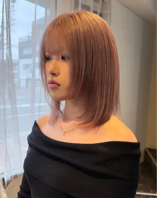 カラー ハイトーン✨髪質 改善🌈🫧RYOのヘアスタイル