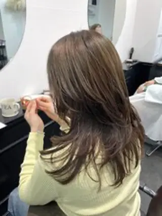 ロング カラー 💖透明感カラー💖 美優のヘアスタイル