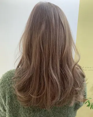 ロング カラー hubhair レイヤー/透明感のヘアスタイル