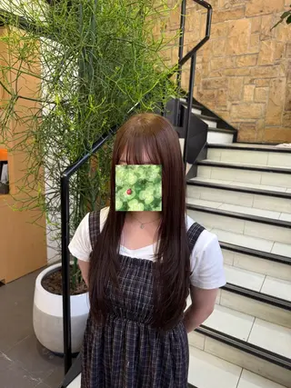 セミロング カラー ブリーチカラー 🔆rino🔆のヘアスタイル