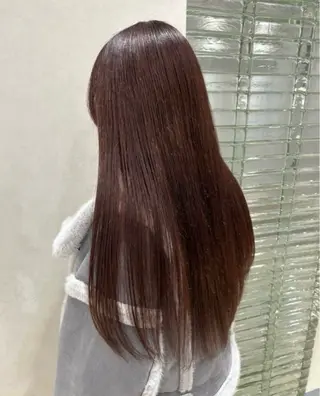 ロング カラー ヘアアレンジ メンズ 透明感×艶髪 🫒maki🎀のヘアスタイル