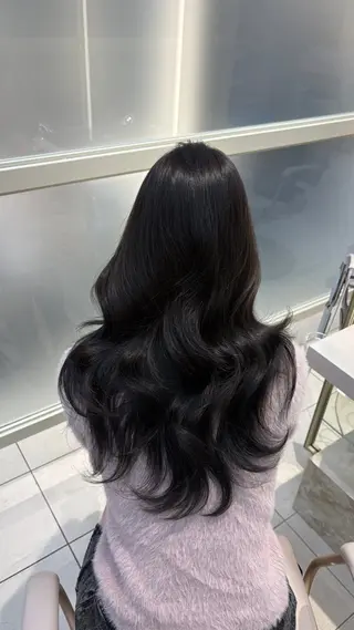 セミロング カラー Hina🫧透明感 /上品/モテ🫧のヘアスタイル