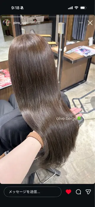 セミロング カラー 🫟Blanco🫟 Color&Careのヘアスタイル