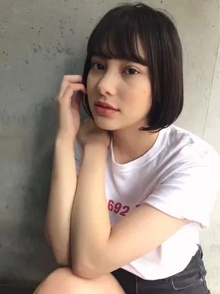 ショート カラー パーマ ヘアアレンジ メンズ キッズ ネイル マツエク・マツパ 🌈髪質改善🉐割✨ 🌻“ever”🌻のヘアスタイル