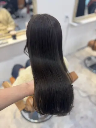 ロング カラー 赤み無し柔らかカラー 【梅田】madokaのヘアスタイル