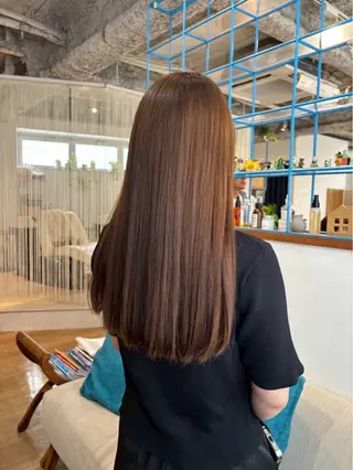 ロング カラー RINNO🌷透明感 カラー/髪質改善のヘアスタイル