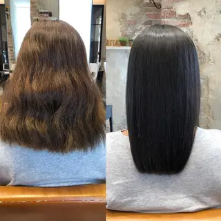 カラー パーマ 銀座✨レイヤーカット 顔まわり/坂本亜裟海のヘアスタイル