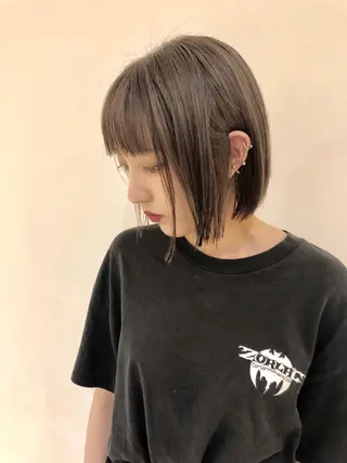 ショート シールエクステ×美髪 改善/ヨシモトカンジのヘアスタイル