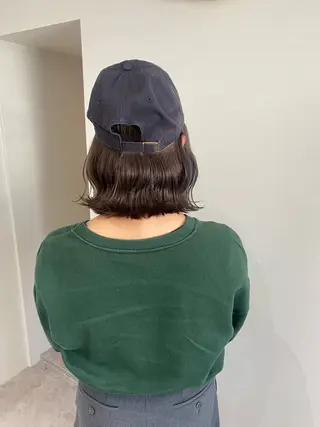 ミディアム カラー ヘアアレンジ ボブ /ニュアンス/ satomi🧸💖のヘアスタイル