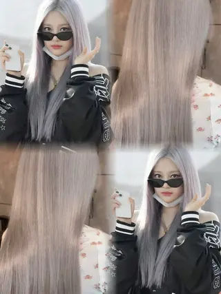 ロング カラー 🎀ハイトーン・艶 カラー HANA🎀のヘアスタイル