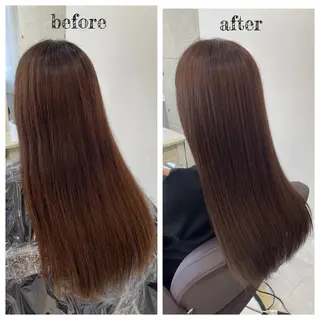 ロング カラー PutiLuca 浅川のヘアスタイル