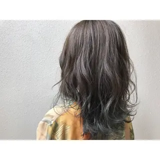 セミロング カラー 荒木 拓也のヘアスタイル