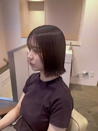 ミディアム パーマ かけだ まゆのヘアスタイル