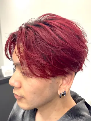 カラー メンズ 🔥パーマ/メンズ カット特化🔥真裟斗のヘアスタイル
