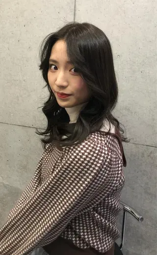 セミロング 透明感カラー/ 髪質改善/kuroのヘアスタイル