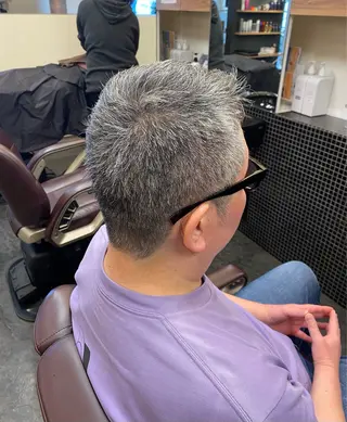 ショート メンズ メンズパーマモデル 大募集中のヘアスタイル