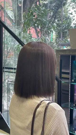 カラー mira🎀 ┊︎透明感カラー🫧のヘアスタイル
