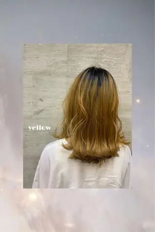 セミロング カラー 🇰🇷韓国ヘア/ sumireのヘアスタイル
