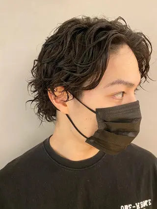 メンズ unopulir 景山 凌のヘアスタイル