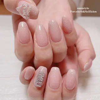 ミディアム ネイル 🐾enen style 🐾のネイルデザイン
