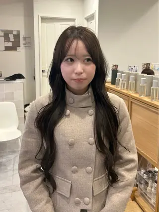 ロング カラー 韓国ヘア ‎⟡.·KANA🐥のヘアスタイル