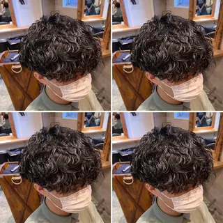パーマ メンズ メンズパーマ特化 店長望月謙二郎のヘアスタイル