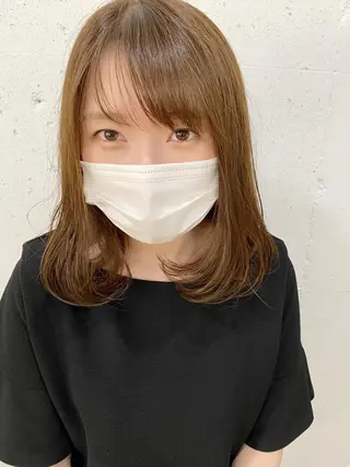 セミロング pif designのヘアスタイル
