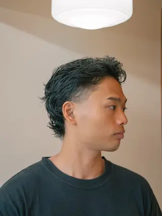 ミディアム カラー パーマ メンズ 🔗メンズサロン🔗 Kieのヘアスタイル