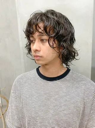 パーマ メンズ 横井伴典　名古屋駅 メンズパーマ/カットのヘアスタイル