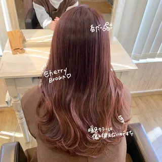 ロング カラー regalo Acari🍎のヘアスタイル