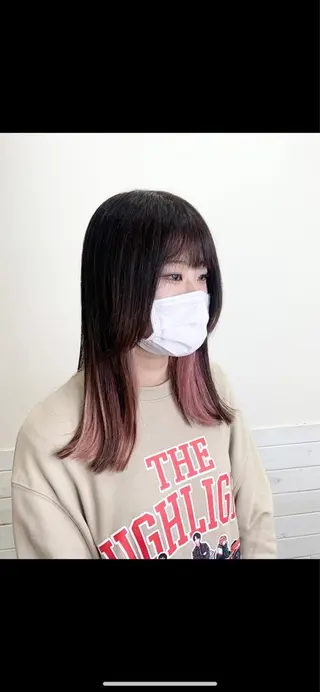 ミディアム lucia RYOのヘアスタイル