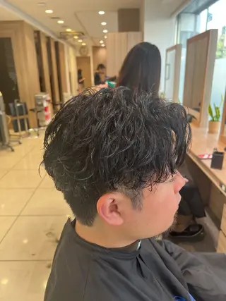 パーマ メンズ SENA 再現性 パーマと縮毛矯正のヘアスタイル