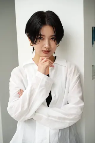 ショート カラー 加賀 千聖 /soigneのヘアスタイル