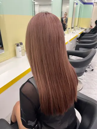 ロング カラー ハイトーンカラー 🦄レイヤーカットのヘアスタイル