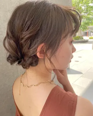 レイヤーカット/ ハイライト 千咲季のヘアスタイル