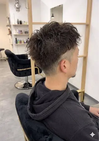 パーマ メンズ COMPASS 星のヘアスタイル