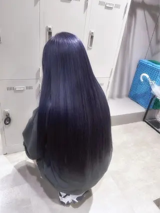 ロング カラー 銀座/髪質改善✨️ 寒色カラー💎もかのヘアスタイル