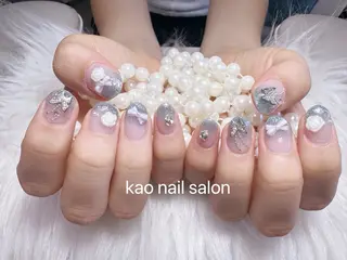 ネイル kao nail マグネット/長さだしのネイルデザイン