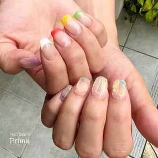 ミディアム ネイル SalonPrima 西院Nail&Eyeのネイルデザイン
