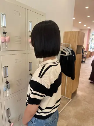 ショート カラー 淡い暖色・透明感🩰 girly♡ノアのヘアスタイル