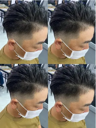 ショート カラー パーマ ヘアアレンジ メンズ 🔥メンズパーマ 特化 渡辺一翔のヘアスタイル